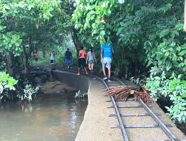 chemin de fer saut matipas rafting guyane chemin de fer saut matipas rafting guyane